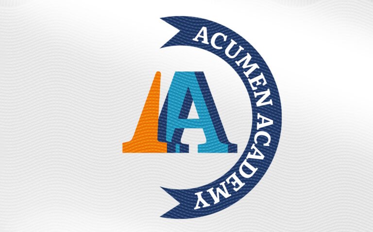 Nuovo logo Acumen Academy nella nuova palette, creato da Valentina Fiscarelli