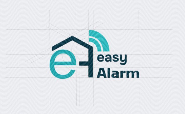 Brand identity Easy Alarm by Valentina Fiscarelli