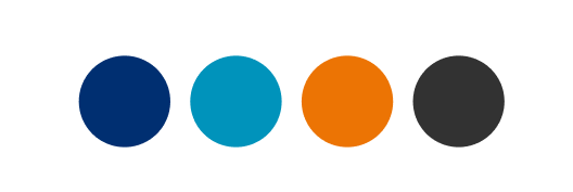 Palette di studio del logo e dell'identità visiva.